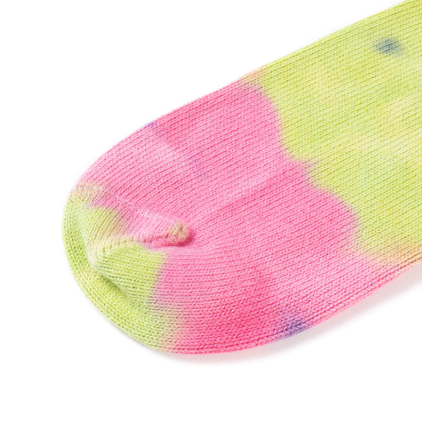 Tie Dye Crew Socks - Pink