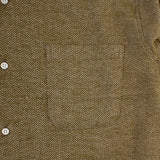 Camp Shirt - Olive Herringbone Flannel