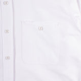 3 Pocket Work Shirt - White 60/40 Oxford