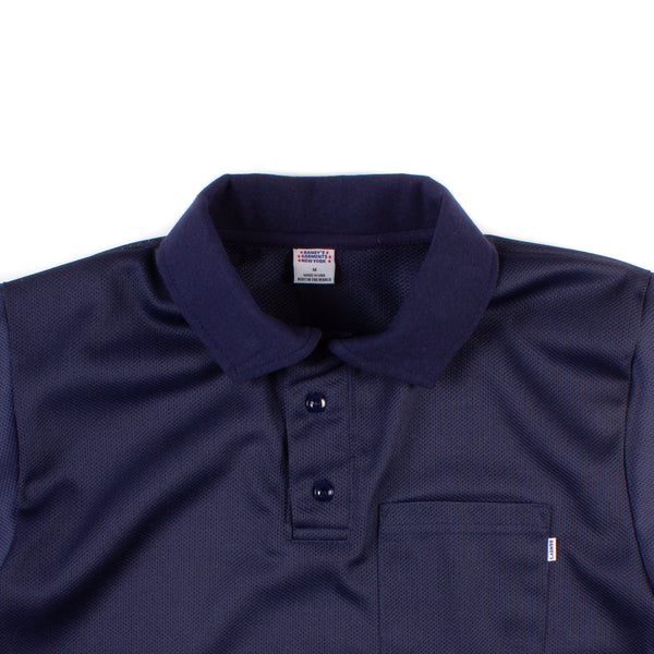 Pocket Polo Shirt - Navy Koolnit Mesh