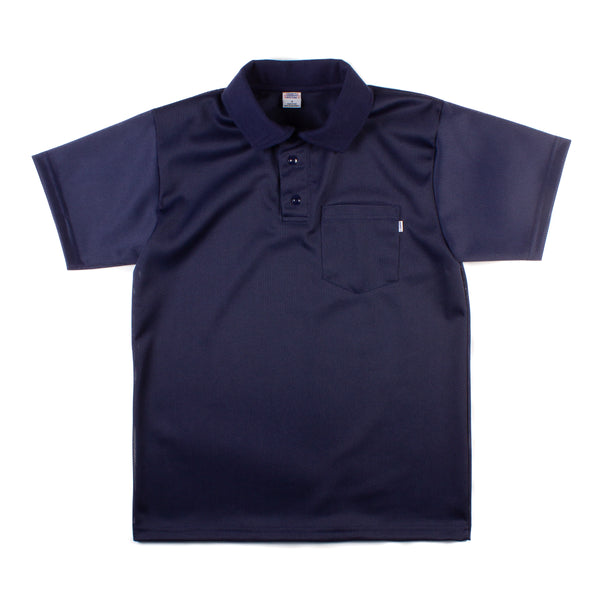 Pocket Polo Shirt - Navy Koolnit Mesh