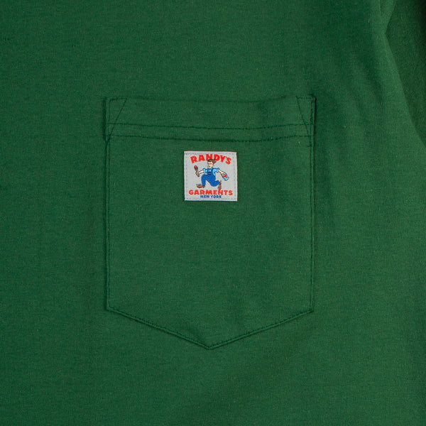 Long Sleeve Pocket Tee - Dark Green