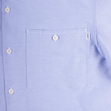 Short Sleeve Utility Shirt - Blue 60/40 Oxford