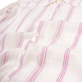 Square Pocket Shirt - Ecru/Lilac Hendrix Curry Stripe