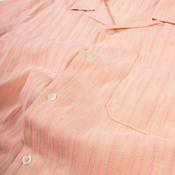 Road Shirt - Beige/Pink Fluro