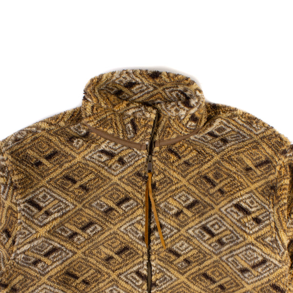 Boa Fleece Jacket - African Pattern