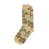 Camo Crew Socks - Khaki