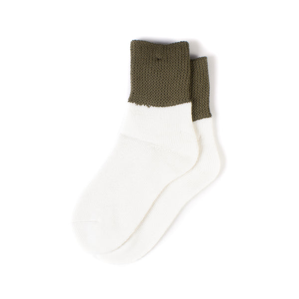 OC 2 Panel Quarter Socks - Khaki