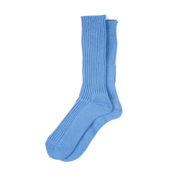 OC L/G Rib Crew Socks - Blue