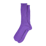 OC L/G Rib Crew Socks - Purple