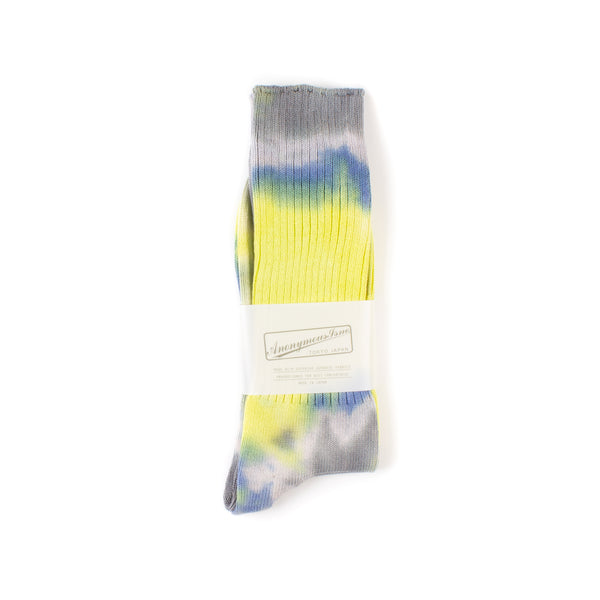 Tie Dye Crew Socks - Mint