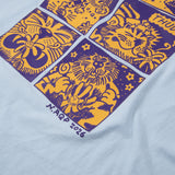 Graphix Tee- Pale Blue 'Tiger Tails'