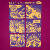 Graphix Tee- Raspberry 'Tiger Tails'