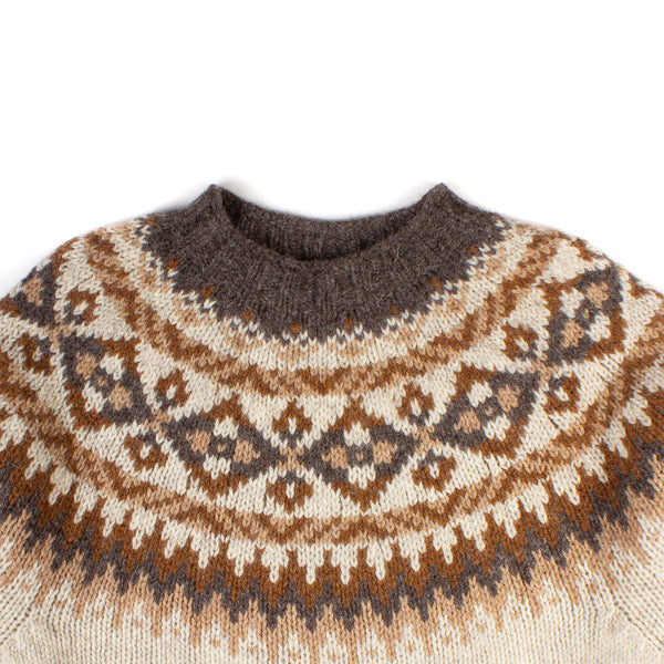 Shetland Fairisle Crewneck Sweater - Portland