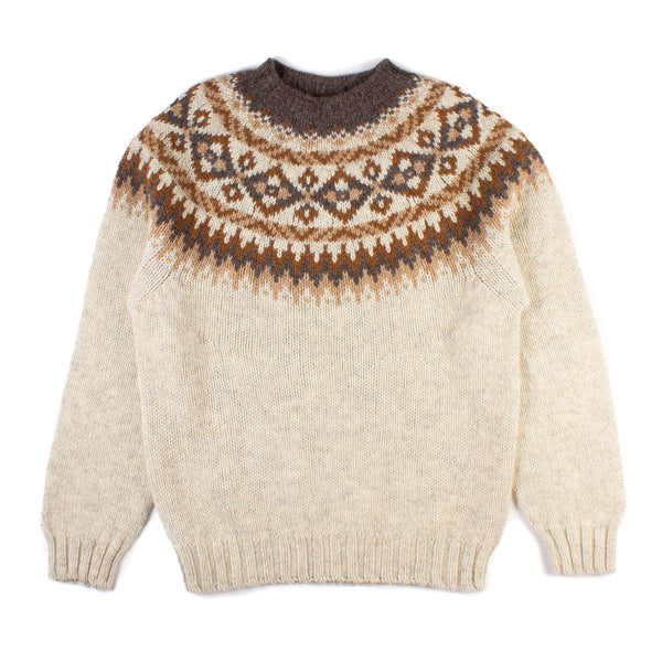 Shetland Fairisle Crewneck Sweater - Portland