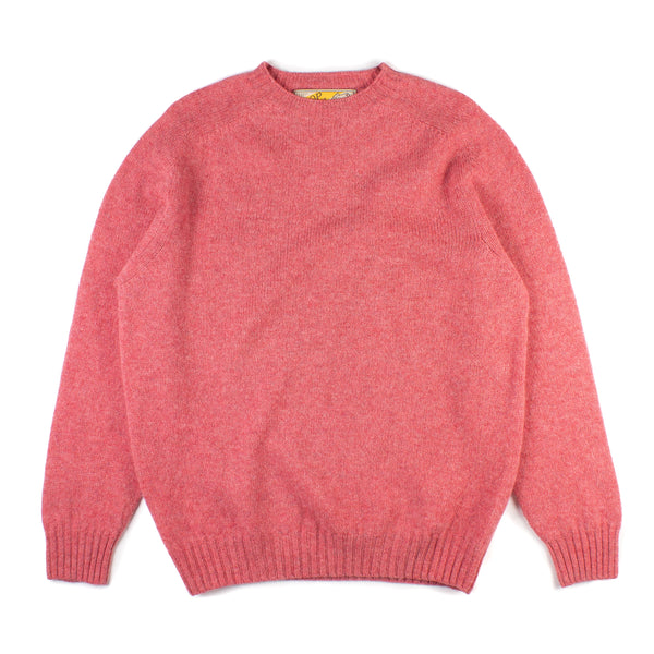 Shetland Crewneck Sweater - Rosebud