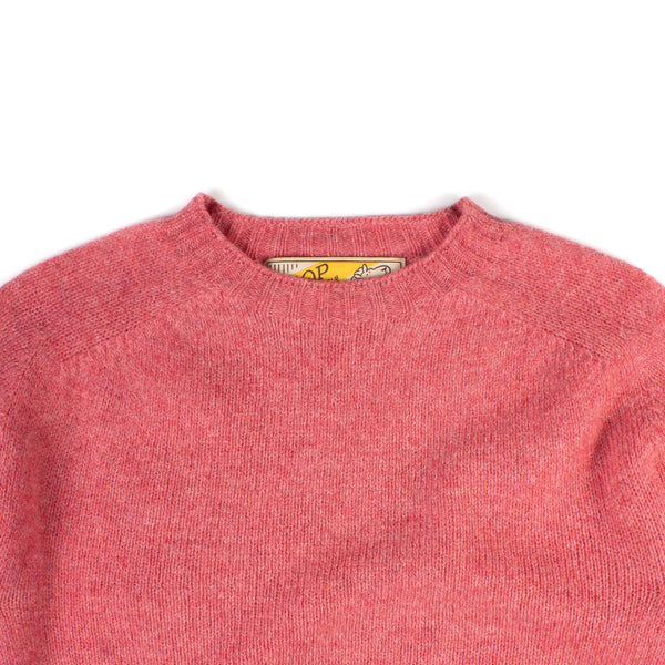 Shetland Crewneck Sweater - Rosebud