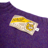 Shetland Crewneck Sweater - Royal Violet