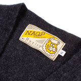 Shaggy Shetland Cardigan - Charcoal