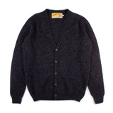 Shaggy Shetland Cardigan - Charcoal