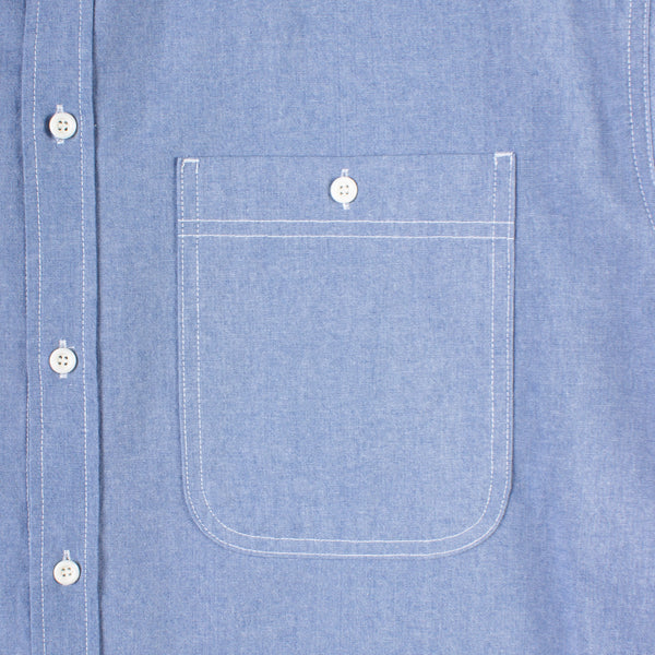 2 Pocket Denim Shirt - Light Blue