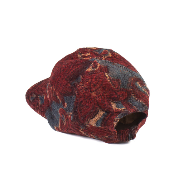 Quilted Peak Cap - Block Print 128