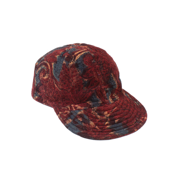 Quilted Peak Cap - Block Print 128