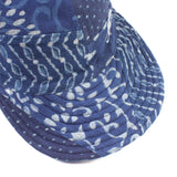 Quilted Peak Cap- Block Print 134