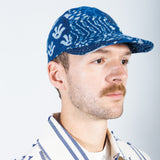 Quilted Peak Cap- Block Print 134