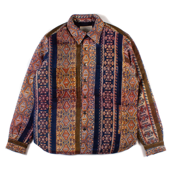 Woody Quilted Jacket - Blockprint