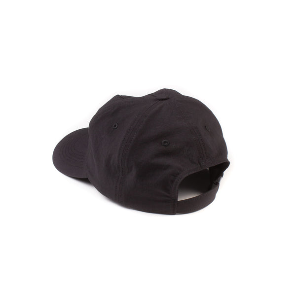 Crinkle Cotton Cap - Black