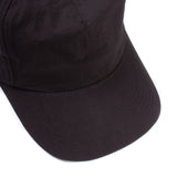 Crinkle Cotton Cap - Black