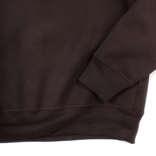 Quarter Zip Sweatshirt - Muddy Brown