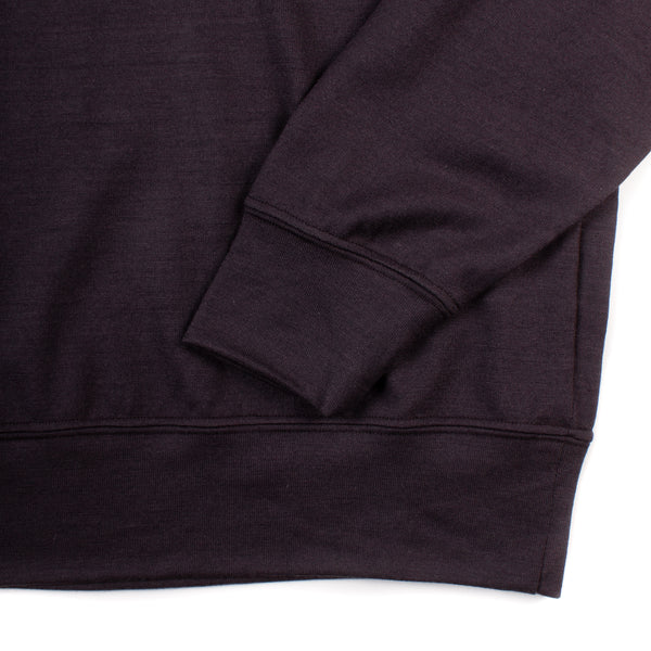 Wool Jersey Sweater - Dark Purple