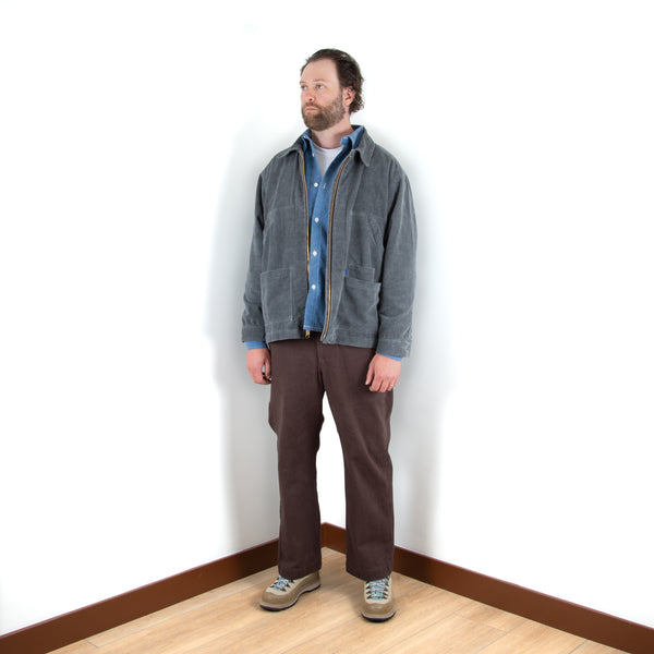 Barn Coat - Charcoal Corduroy