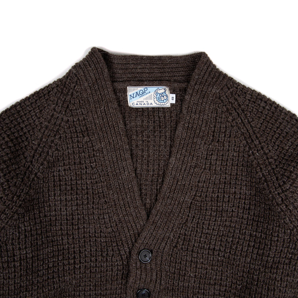 Wool Cardigan- Black Welsh