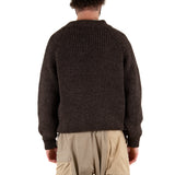 Wool Cardigan- Black Welsh