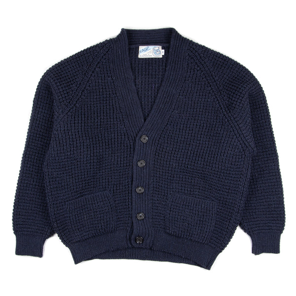 Wool Cardigan- Navy