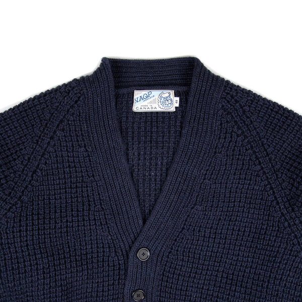 Wool Cardigan- Navy