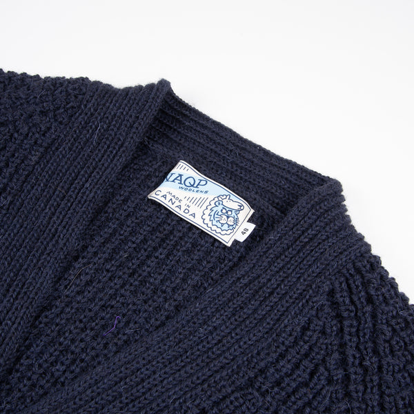 Wool Cardigan- Navy