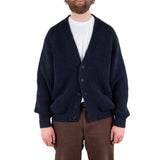 Wool Cardigan- Navy