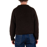 Wool Crewneck- Black Welsh