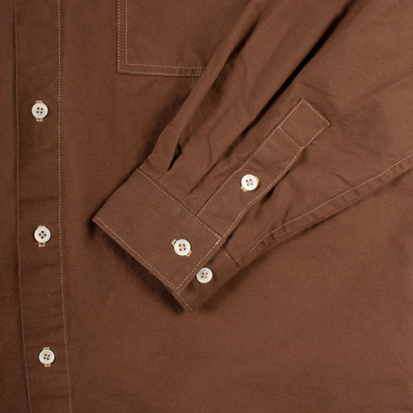 Buttondown Shirt - Deep Brown Oxford