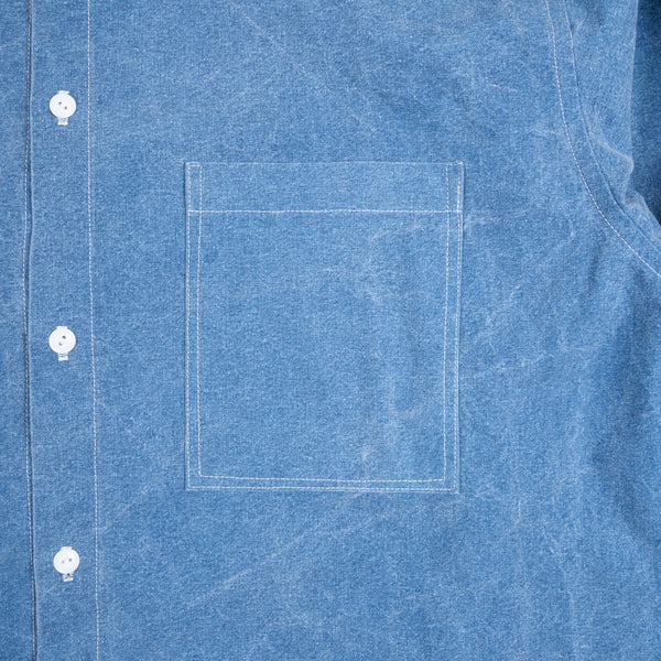 Work Shirt - Sky Blue Enzyme Canvas