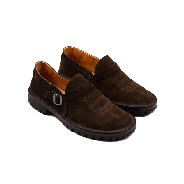 Otzi Sandal- Dark Chocolate Suede