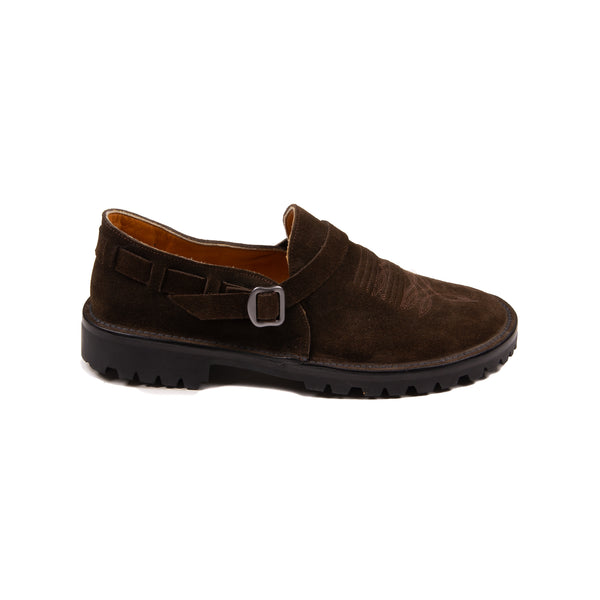 Otzi Sandal- Dark Chocolate Suede