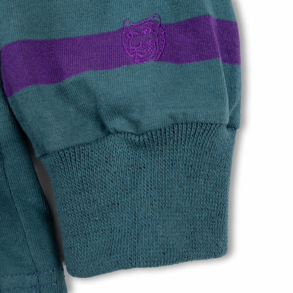 8oz Rugby Shirt - Teal/Navy