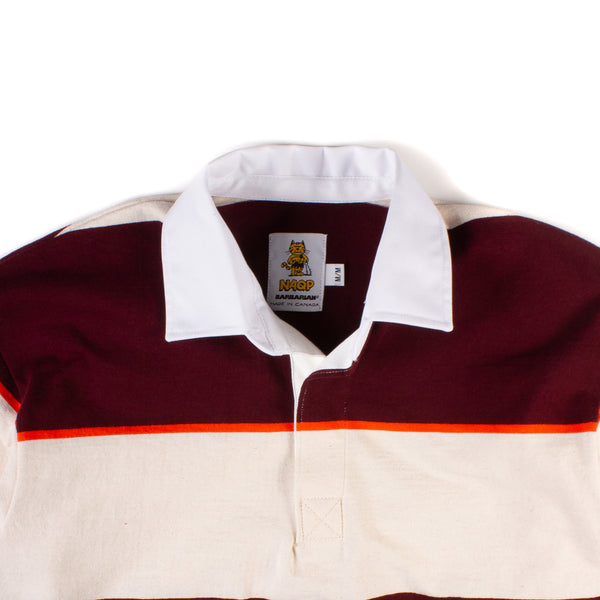 8oz Rugby Shirt - Harvard/Ivory