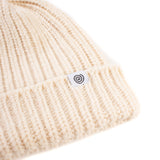 Cashmere/Wool Knit Cap - Chalk