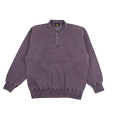 Heavy Polo Sweat - Faded Burgundy
